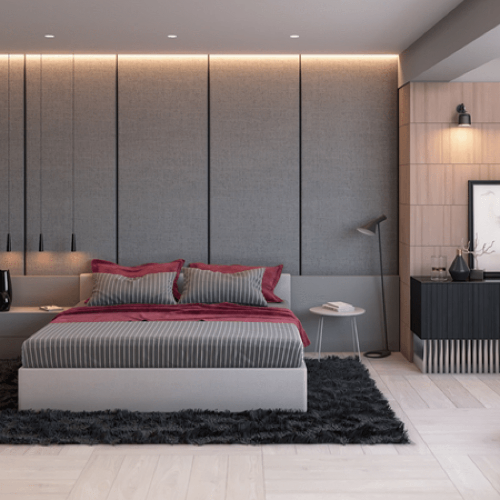 طراحی اتاق خواب با رنگ